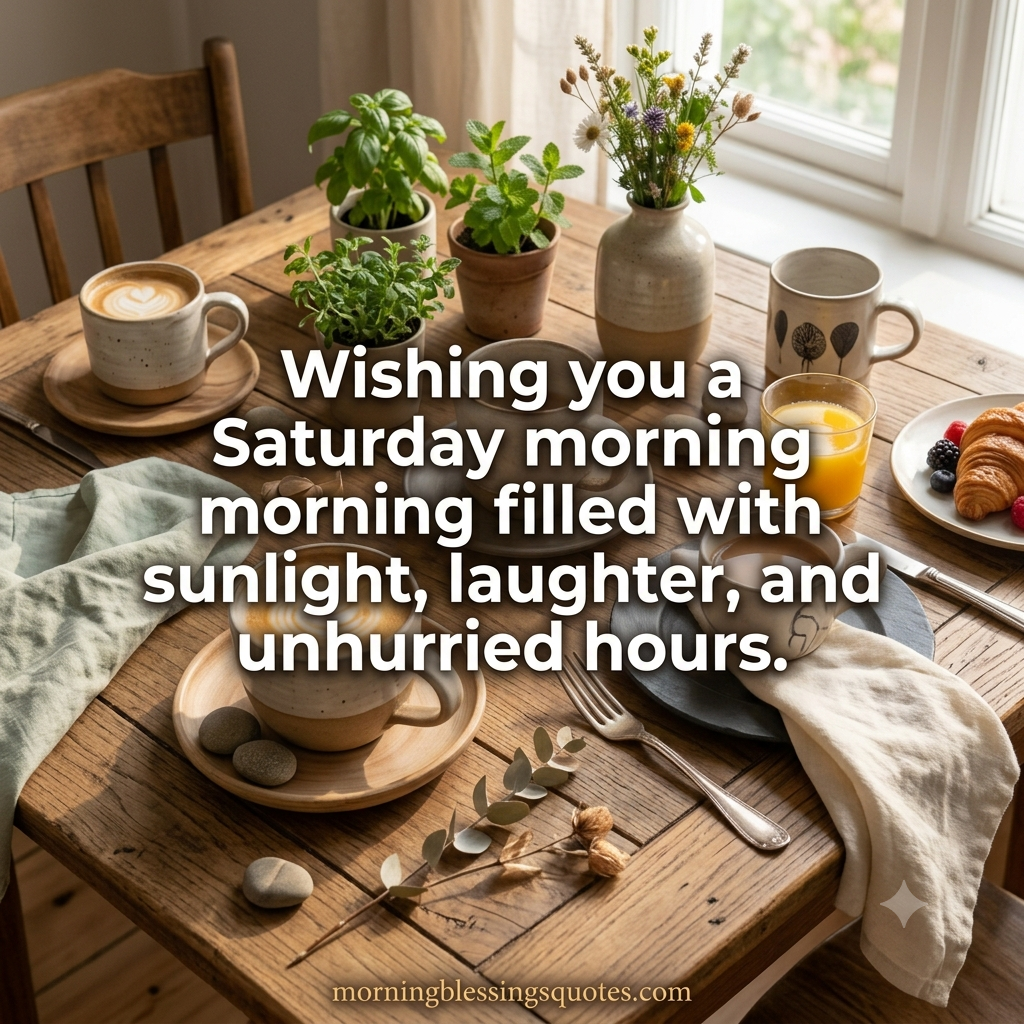 Blessed Saturday morning family blessing quote - morningblessingsquotes.com