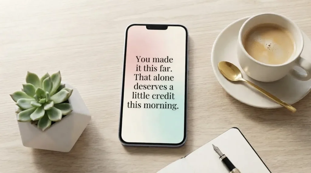 Shareable thursday encouragement image styled for phone and social media